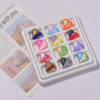 Wholesale Electroplated Acrylic Heart Beads DIY Phone Chain Bag Charm Jewelry Accessory Craft Supply