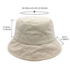 Wholesale Light Green Corduroy Fisherman Hat Casual Winter Sunscreen Bucket Hat