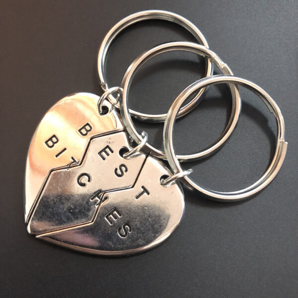 Wholesale Creative Best Friend Spliced Pendant Necklace Fashion Accessory Gift for Couple