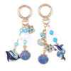oly-9dc32021f04c0a23a37821a4baaf7cb5 Wholesale Trendy Shell Whale Keychain Zinc Alloy Cartoon Ocean Animal Bag Charm