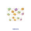 oly-9de28a7cb8948074742b921e343e12fd Wholesale 2/4/8pcs Donut Ice Cream Bow Floral Graphic Mini Cup Keychain Sticker