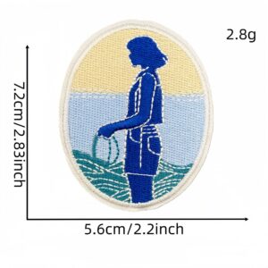 Cowgirl cloth patch 9#