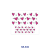 Wholesale 8pcs Retro Floral Rainbow Zebra Stripe Heart Bow Vehicle Beverage Vessel Perfume Gem Texture Decor Mini Cup Keychain Sticker OLY Exclusive