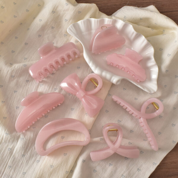 oly-9e3b6fe6757f7defa25cc3804eb7b514 Wholesale Glitter Jelly Bow Hair Claw Clip Fashion Accessory for Everyday Styling