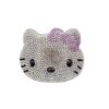 Wholesale Cute Rhinestone Cat Hair Clip Keychain Pink Anime Style Fashion Accessory for Wedding Gifts