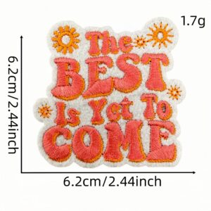 Pink english cloth sticker 8#