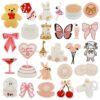 Wholesale Cute Cartoon Solid Color Embroidery Patch Decorative DIY Accessory for Coats