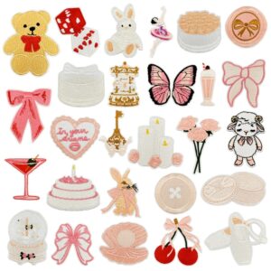 Wholesale Cute Cartoon Solid Color Embroidery Patch Decorative DIY Accessory for Coats