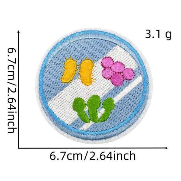oly-9e95667110e48f60d0dba7f7c622f4c2 Wholesale Cute Cartoon Embroidered Patches for Children's Clothing, Iron-on Decorative Stickers