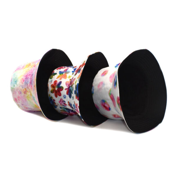 Wholesale Tie Dye Fisherman Hat Sunscreen Wide Brim Summer Outdoor Hat