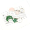 Wholesale Star and Moon Amethyst Keychain Pendant Bag Charm Fashion Accessory