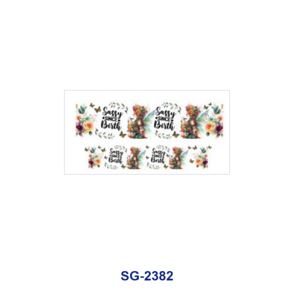 oly-9ed2492dc743fb1e9fe5f1f5c89e4bb2 Wholesale 8pcs Mixed Inspirational Text Cartoon Character Floral Print 3oz Cup Stickers Wrap OLY Exclusive
