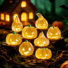 Wholesale Glow-in-the-Dark Resin Halloween Pumpkin Car Desktop Decoration Gift for Boutique Resale