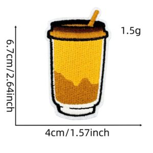 Hamburger ice cream cloth sticker 4#