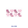 oly-9eea93cf23ed8f4157709f3fb8a9b7b5 Wholesale 5pcs Sweet Pink Girly High Heel Dress Hat Lipstick Woman Cherry Blossom Bow Sneaker Mixed Decor Prints 16oz Cup UV DTF Wraps