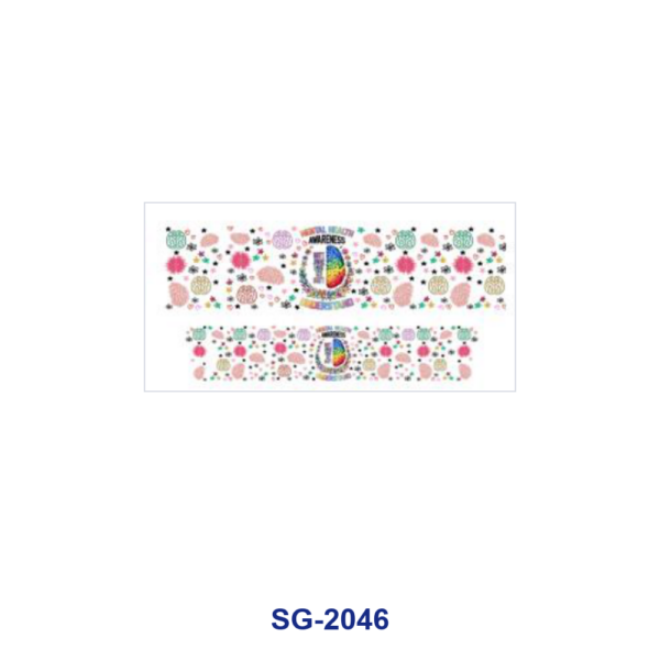 oly-9f1f0bc395699822f11a7f95f9db285b Wholesale 8pcs Gothic Floral & Mental Health Slogan Print 3oz Cup Stickers Wrap OLY Exclusive