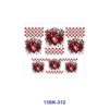 Wholesale 8pcs Gothic Heart Rose Mini Cup Keychain Sticker