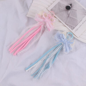 Wholesale Sweet Lolita Pink Silicone Keychain Bag Charm Fashion Accessory