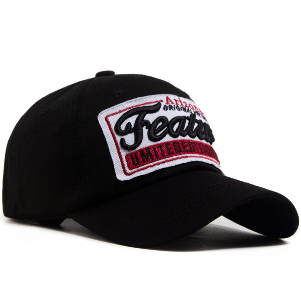 Wholesale Cotton Baseball Cap Embroidery Letter Patch Decorative Sun Protection Hat for Outdoor Sports