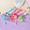 oly-9f59f83ce46cb86ea7e6ea46617d1ffe Wholesale Luminous Bow Bubble Bead Keychain Acrylic Car Key Accessory Gift