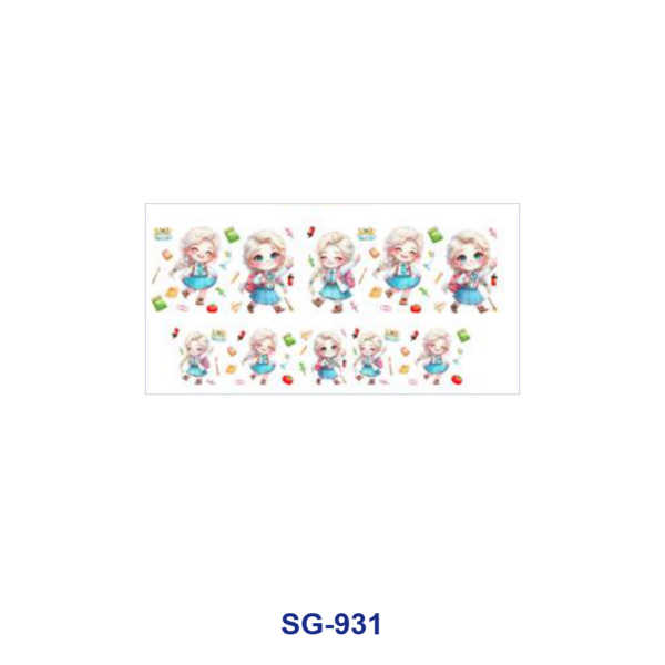 oly-9f8161ff3e03f244f5b0ca4891a72bdb Wholesale 8pcs Back to School Teacher Cartoon 3oz Cup Stickers Wrap OLY Exclusive