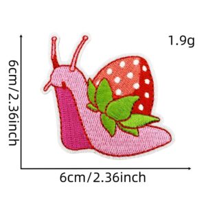 Strawberry love cloth sticker 2#