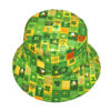 oly-9fbec27dd1bbcdfdf0e19327fd096d35 Wholesale Trendy Irish Clover Reversible Fisherman Hat with Sun Protection for Men Women