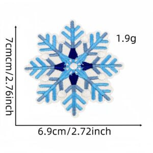 Snowflake cloth sticker 46#