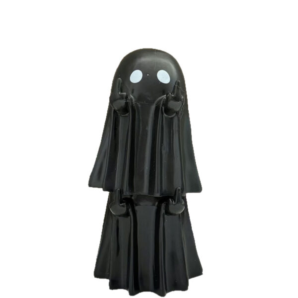 oly-9fcfe6d9918282601e2ec7bd7f9421fb Wholesale Resin Halloween Ghost Figurine - Middle Finger Design, Cute Decorative Accent for Party or Everyday Use