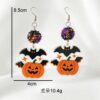 oly-9fe8fd96daf06f73f97475e80a425b8f Wholesale Halloween Acrylic Earrings Bat Ghost Pumpkin Cartoon Jewelry Accessory Gift