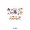 Wholesale 8pcs Colorful Hand Drawn Figure Holiday Sport Maternal Letter Decor Mini Cup Keychain Sticker OLY Exclusive