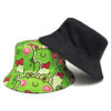Wholesale Frog Pattern Bucket Hat Sun Protection Cartoon Beach Hat for Women