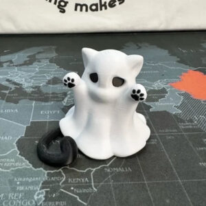 Depressed kitten white / 6cm