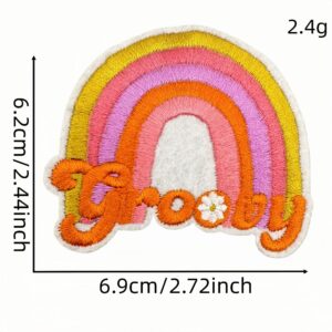 Orange-yellow cloth patch #1