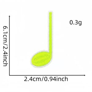 Musical note cloth sticker 30#