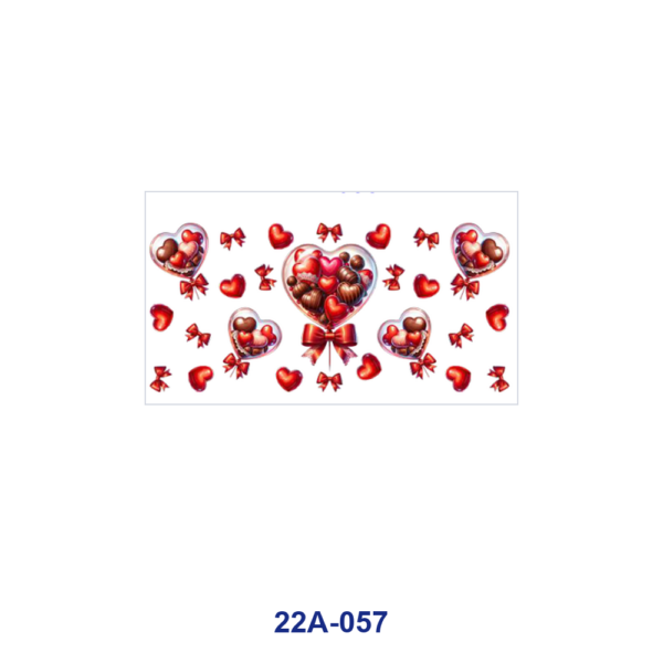oly-a03858fb9889f2d23046afc9f150fe2e Wholesale 5pcs Valentine Heart Chocolate Berry Gnome Pig Cupcake Rose Mixed Romantic Print 16oz Cup UV DTF Wraps