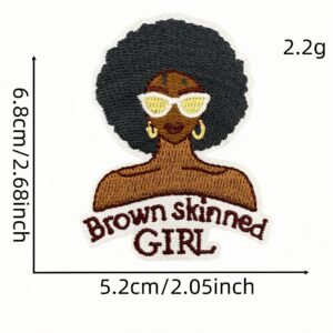 Black girl applique 5#