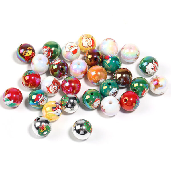 oly-a05800f7b69bc85f1ccc1d9d709b1fcc Wholesale Cartoon Santa Reindeer Acrylic Beads for DIY Christmas Phone Chain Jewelry Making Craft Supply