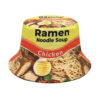Wholesale Fashion Bucket Hat with Ramen Print Sunscreen Cap for Everyday Outdoor