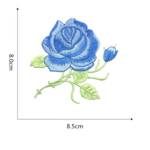 Rose cloth stickers 1#