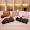 Wholesale Embroidered PU Leather Short Wallet with Zipper Trendy Women's Coin Purse for Resale