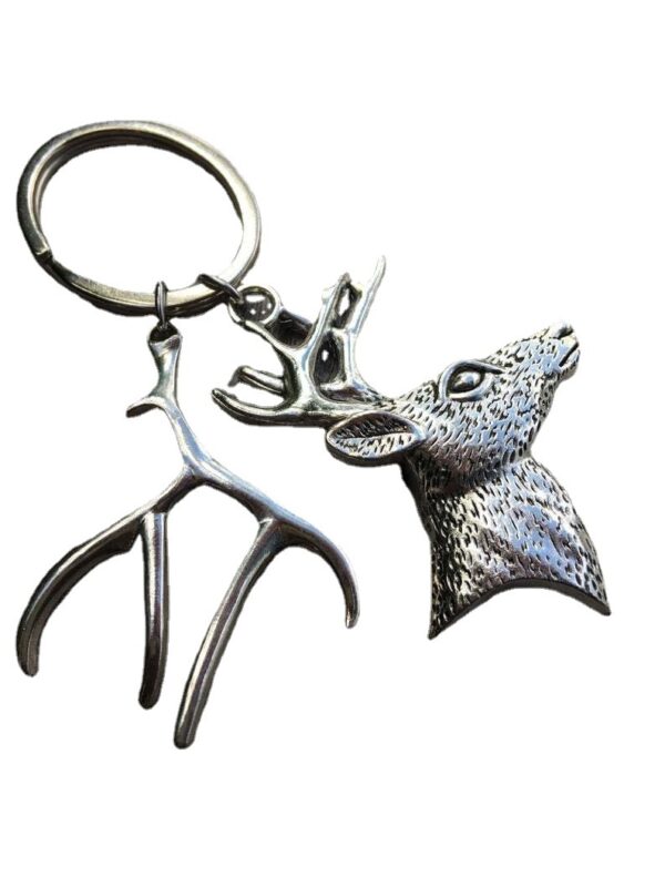 oly-a0744e3a33f43a43fdba9b76a44b1f27 Wholesale Christmas Reindeer Keychain Pendant Fashion Alloy Car Key Accessory DIY Gift