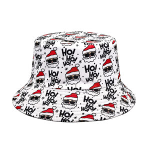 oly-a07ea41dece514142c3f10782d9d4fc2 Wholesale Stylish Christmas White Fisherman Hat Sunscreen Double Sided Fashion Accessory