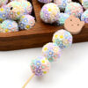 oly-a0b32a99e64f86877b5d22195935506c Wholesale Fashion Acrylic Sunflower Cluster Beads for DIY Jewelry and Pen Decoration