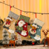 oly-a0bcc4340e7e0fd60b438ec240f192bd Wholesale Cartoon Christmas Stocking Small Polyester Gift Bag Decorative Accessory