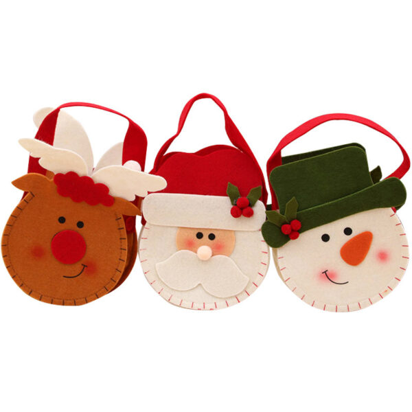 Wholesale Santa Christmas Non Woven Gift Bags for Holiday Party Decorations