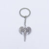 Wholesale Red Angel Wing Cross Keychain Pendant Zinc Alloy Car Key Accessory Boutique