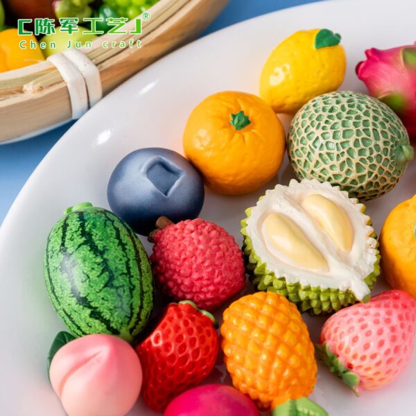 Wholesale Resin Fruit Figurines Blind Bag for DIY Crafts and Home Decor