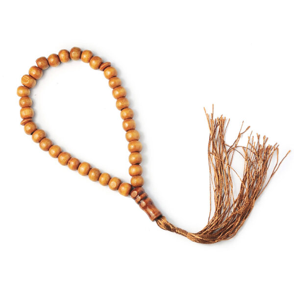 Wholesale Polished Wood 33/99 Beads Bracelet Ethnic Geometric Unisex Jewelry Accessory