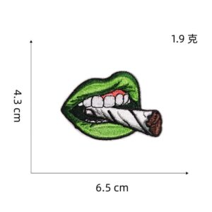 4# lip cloth stickers